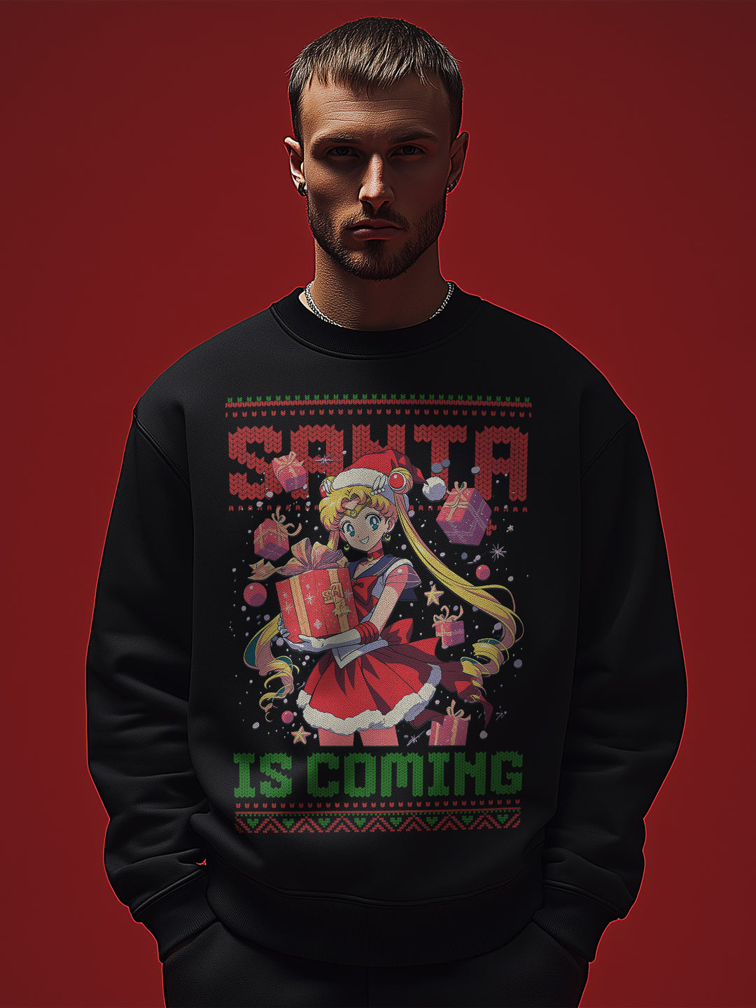 UGLY CHRISTMAS SWEATER SAILOR MOON | SWEATSHIRT