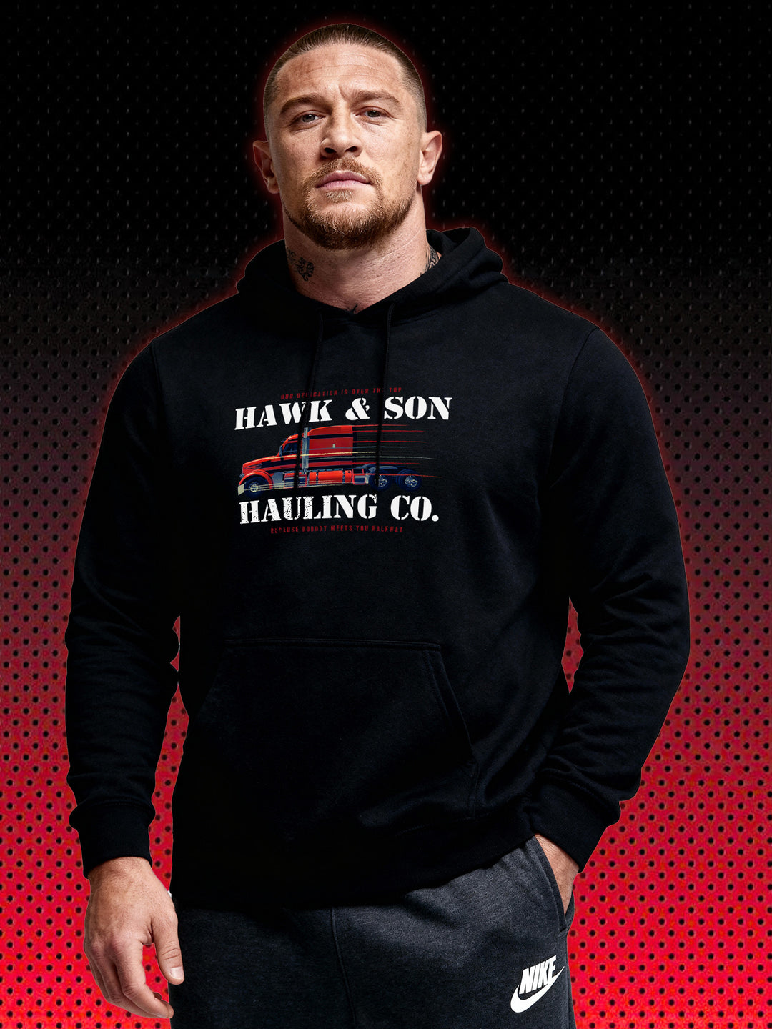 HAWK & SON HAULING | OVER THE TOP SYLVESTER STALLONE | SWEATSHIRT & HOODIE