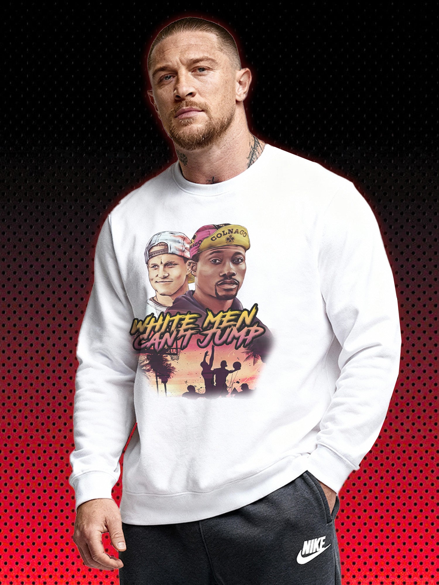 WHITE MEN CAN'T JUMP | WEISSE JUNGS BRINGEN'S NICHT WESLEY SNIPES | SWEATSHIRT