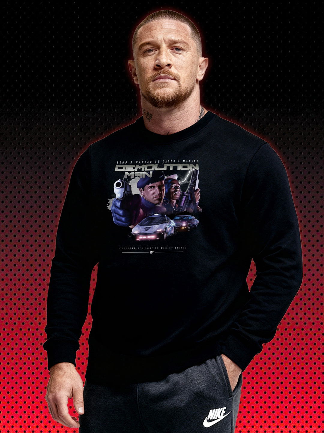 DEMOLITION MAN | SYLVESTER STALLONE | SWEATSHIRT & HOODIE