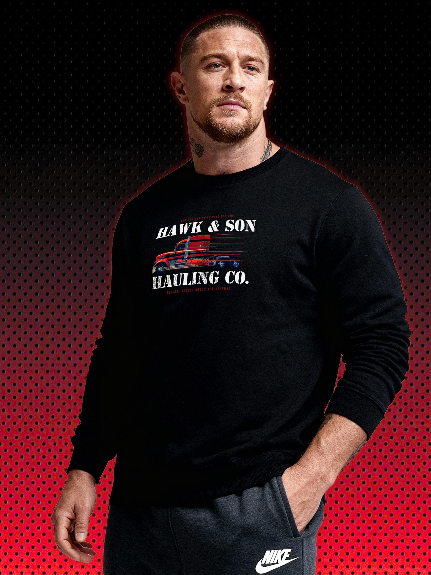 HAWK & SON HAULING | OVER THE TOP SYLVESTER STALLONE | SWEATSHIRT & HOODIE