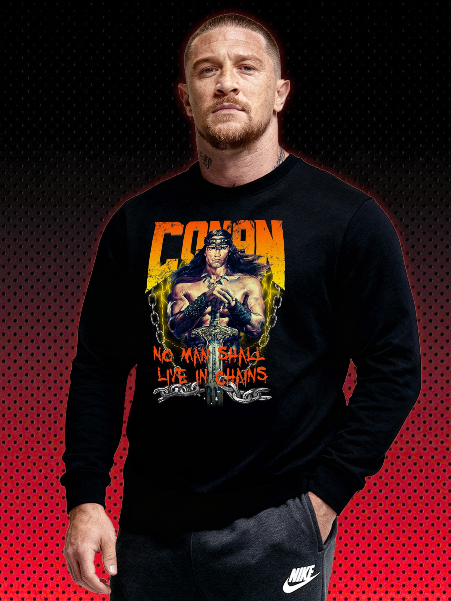 CONAN THE BARBARIAN | ARNOLD SCHWARZENEGGER | SWEATSHIRT
