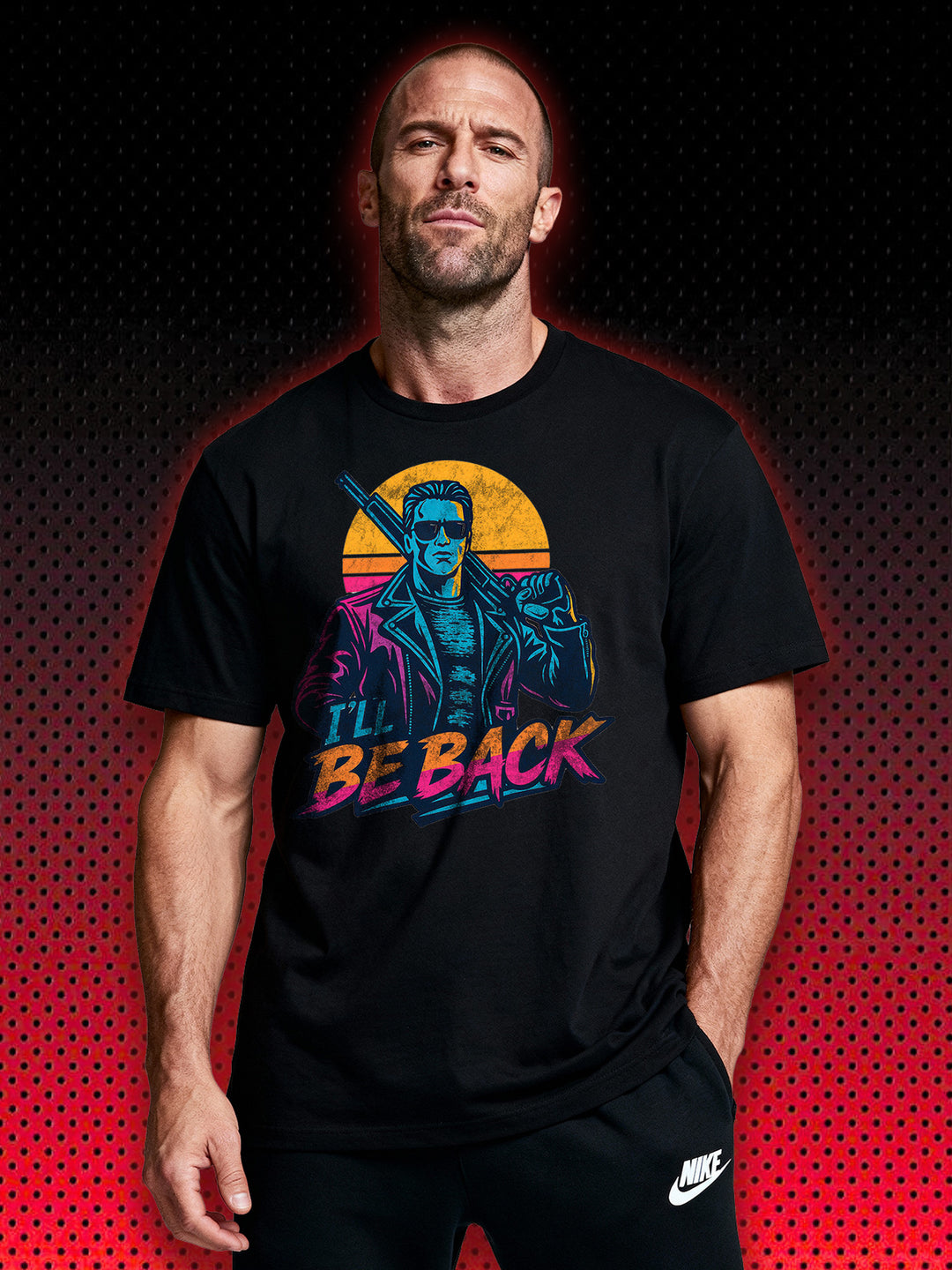 I'LL BE BACK SYNTHWAVE | T-SHIRT