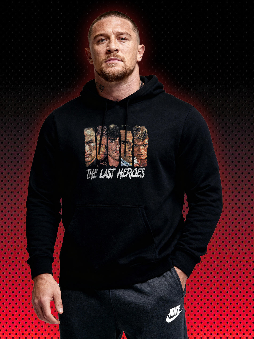 THE LAST ACTION HEROES | VAN DAMME SCHWARZENEGGER BRUCE WILLIS STALLONE SEAGAL LUNDGREN | SWEATSHIRT &amp; HOODIE