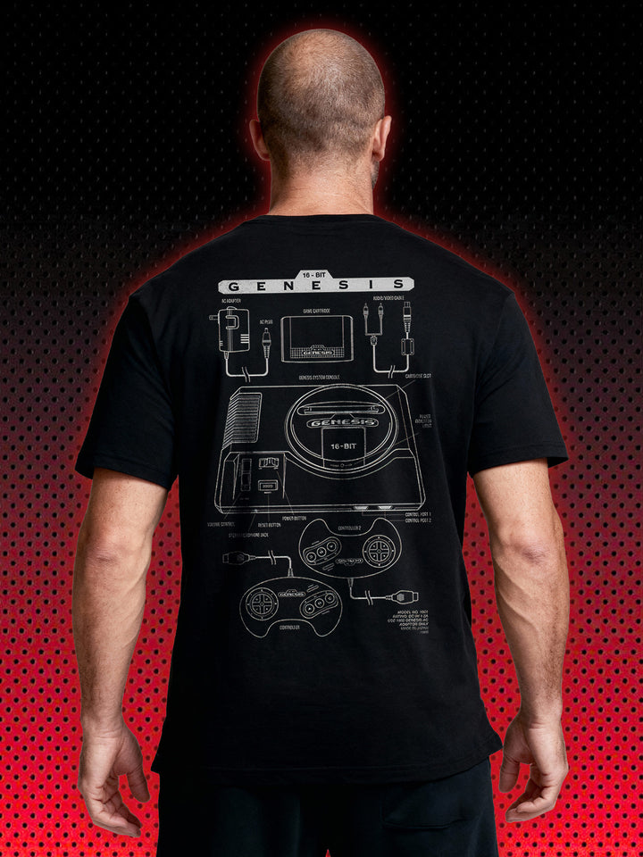 RETRO GAMING SEGA GENESIS MEGA DRIVE | T-SHIRT