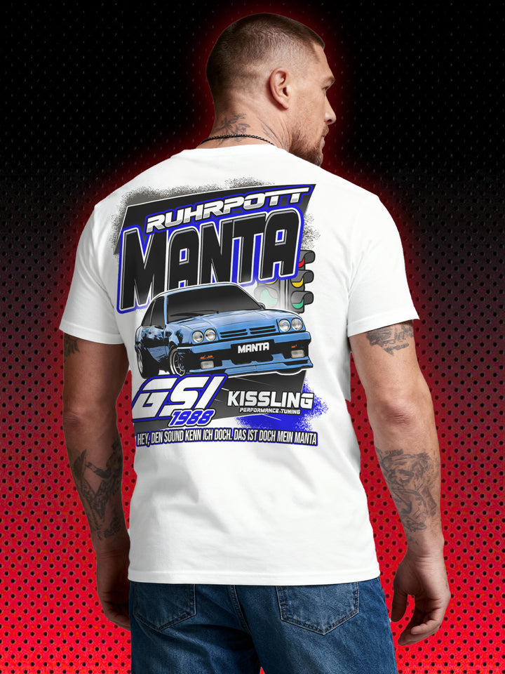 GERD MANTA MANTA CULT CAR OPEL | RETRO CAR AUTO TUNING GERMANY | T-SHIRT