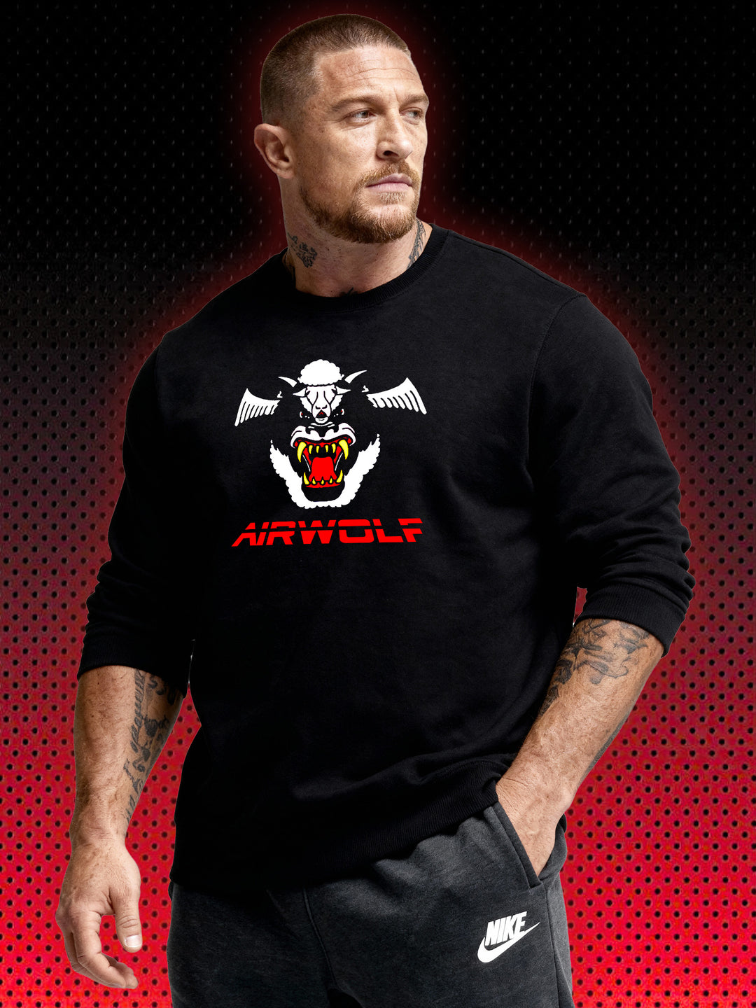 AIRWOLF LOGO | 80s 90s SERIEN | SWEATSHIRT