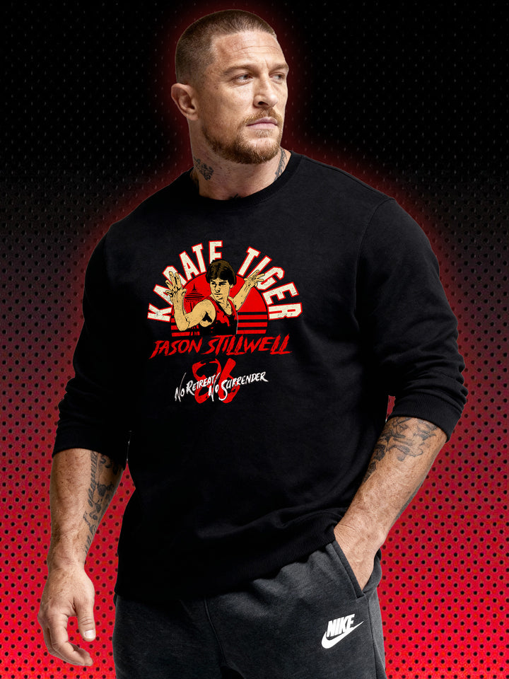 KARATE TIGER | NO RETREAT NO SURRENDER JCVD VAN DAMME KURT MCKINNEY SHOOTINGSTAR | RETRO SWEATSHIRT & HOODIE
