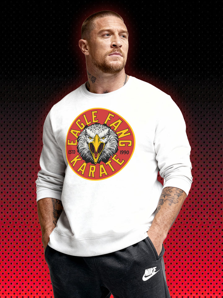 EAGLE FANG KARATE LOGO | KARATE KID COBRA KAI | RETRO SWEATSHIRT &amp; HOODIE