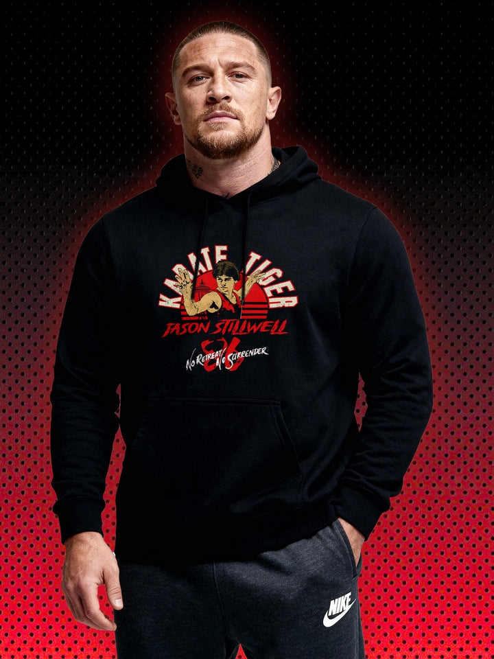 KARATE TIGER | NO RETREAT NO SURRENDER JCVD VAN DAMME KURT MCKINNEY SHOOTINGSTAR | RETRO SWEATSHIRT & HOODIE