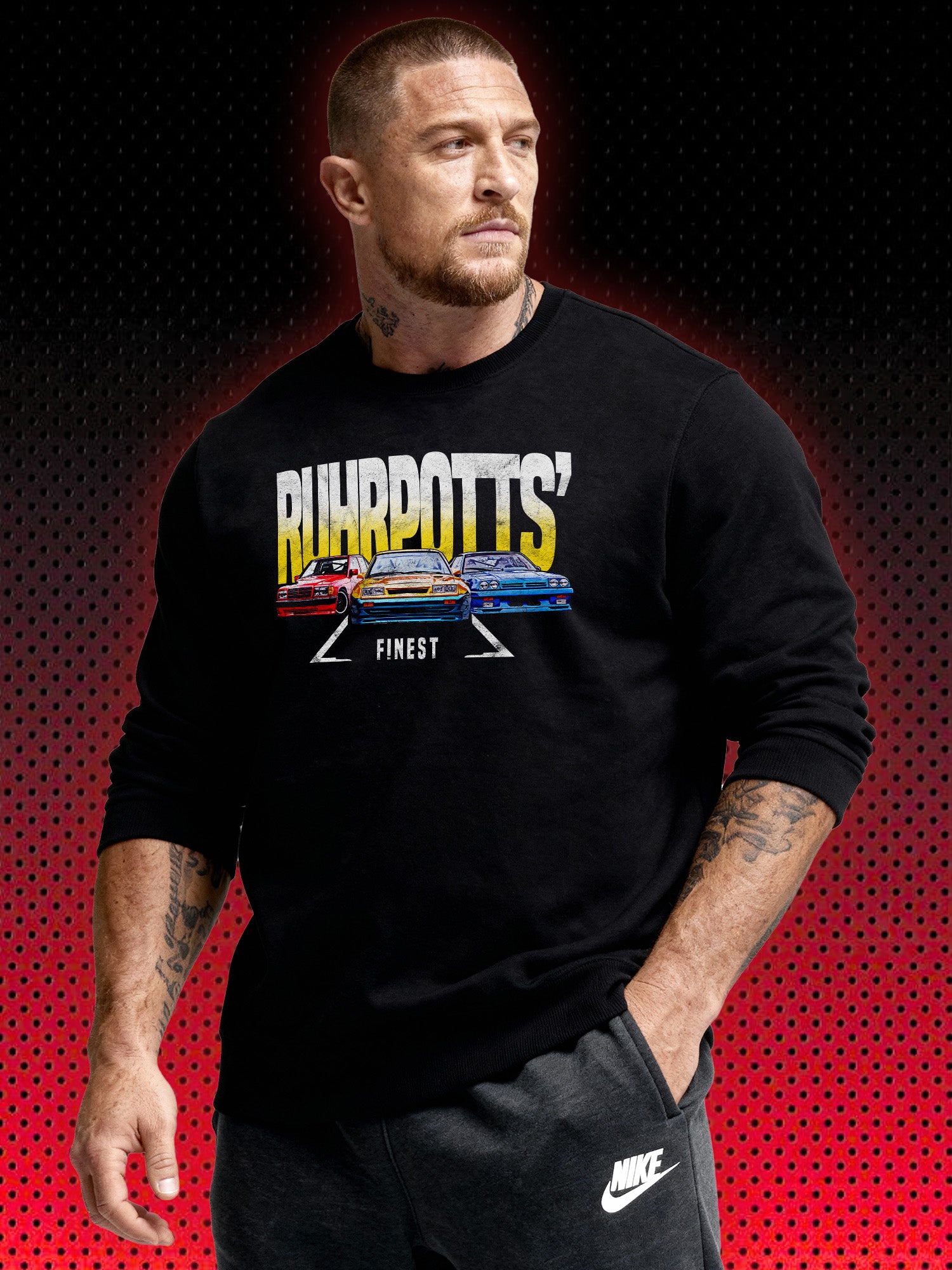 RUHRPOTTS FINEST MANTA BRABUS | RETRO CAR AUTO TUNING GERMANY | RETRO SWEATSHIRT & HOODIE