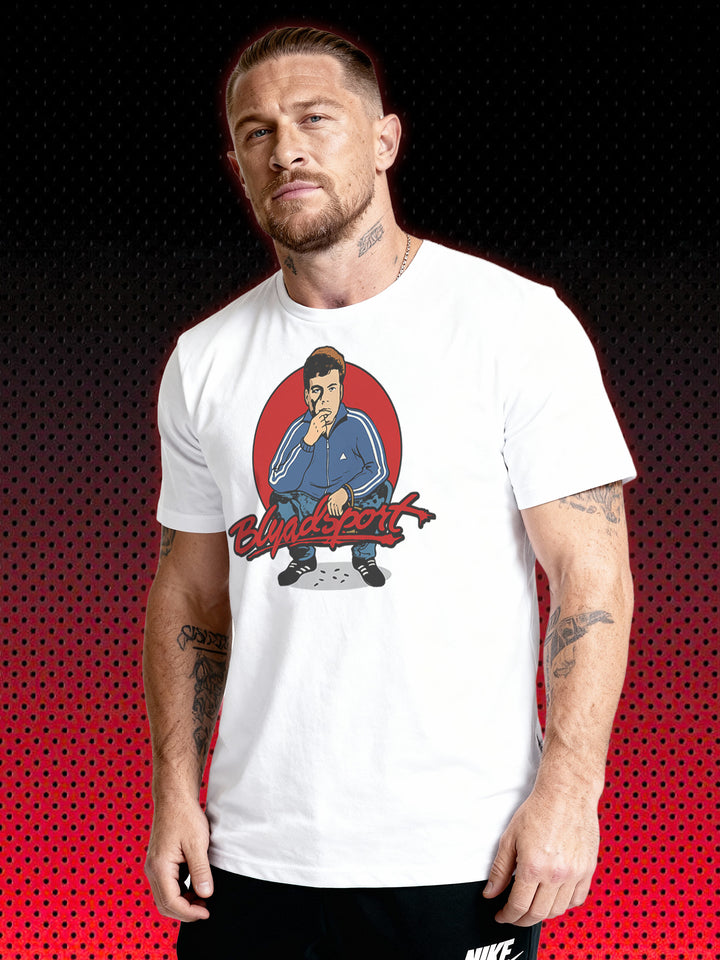 BLYADSPORT SQUATTING FRANK | JEAN-CLAUDE VAN DAMME JCVD ​​| T-SHIRT