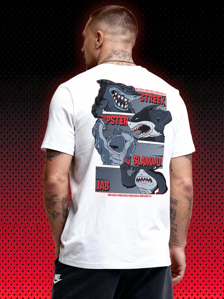 STREET SHARKS BACKPRINT | 90S CARTOON ANIME | T-SHIRT
