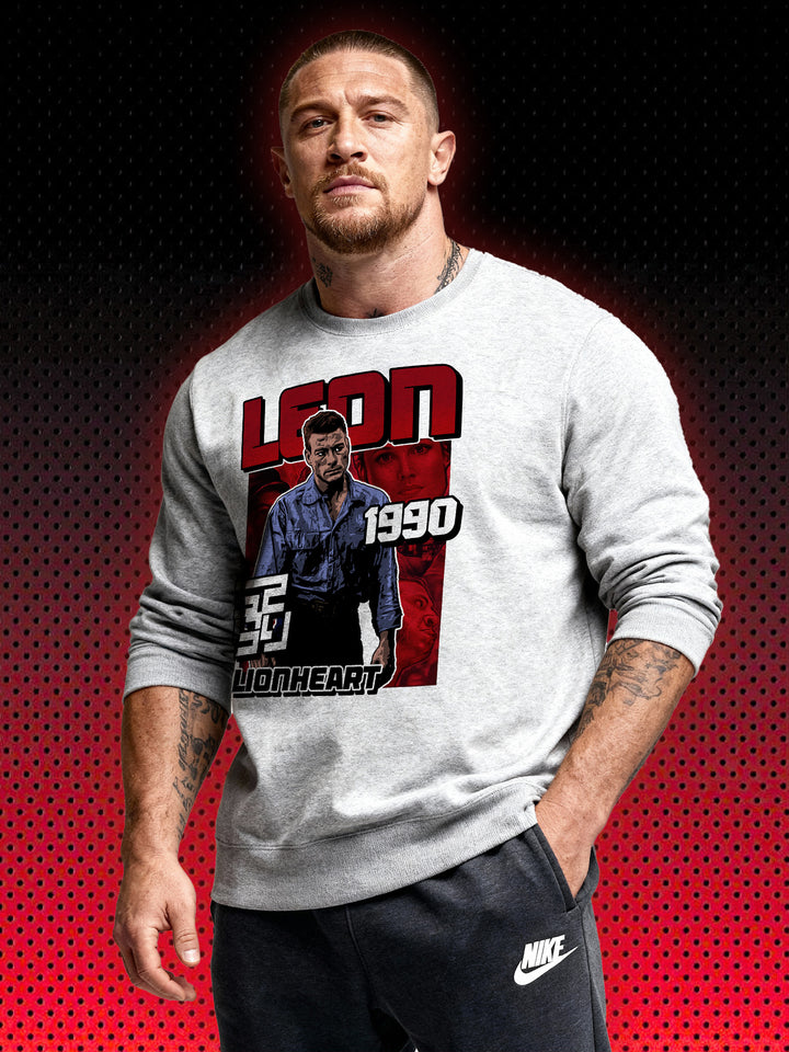 LEON AWOL LIONHEART | JCVD VAN DAMME BOLO YEUNG | RETRO SWEATSHIRT