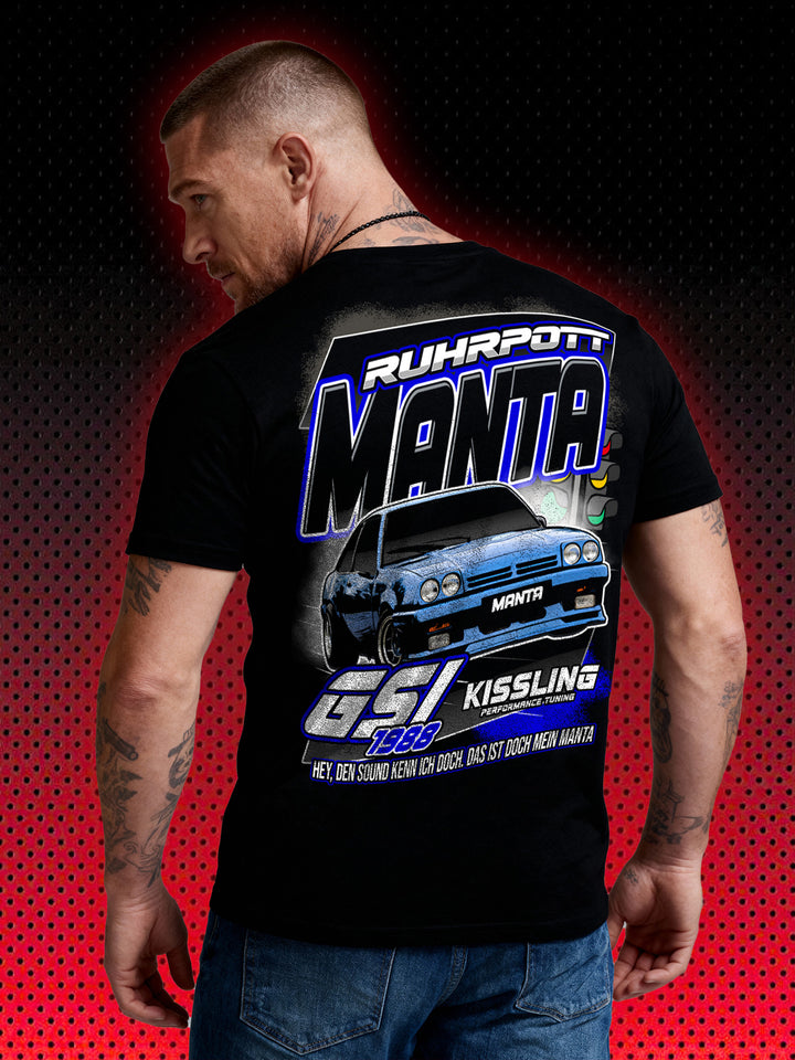 GERD MANTA MANTA CULT CAR OPEL | RETRO CAR AUTO TUNING GERMANY | T-SHIRT
