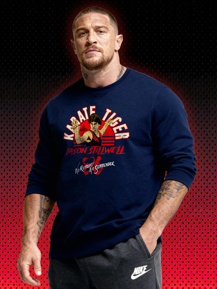 KARATE TIGER | NO RETREAT NO SURRENDER JCVD VAN DAMME KURT MCKINNEY SHOOTINGSTAR | RETRO SWEATSHIRT & HOODIE