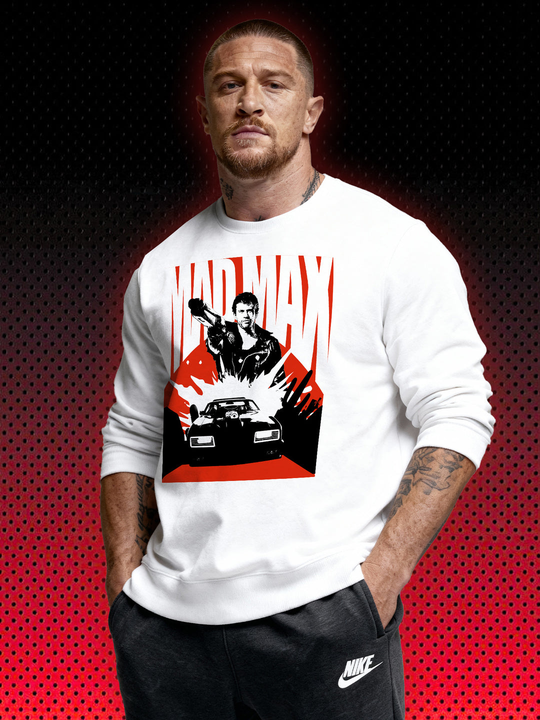 MAD MAX FURY ROAD INTERCEPTOR | MEL GIBSON ROCKATANSKY | RETRO SWEATSHIRT