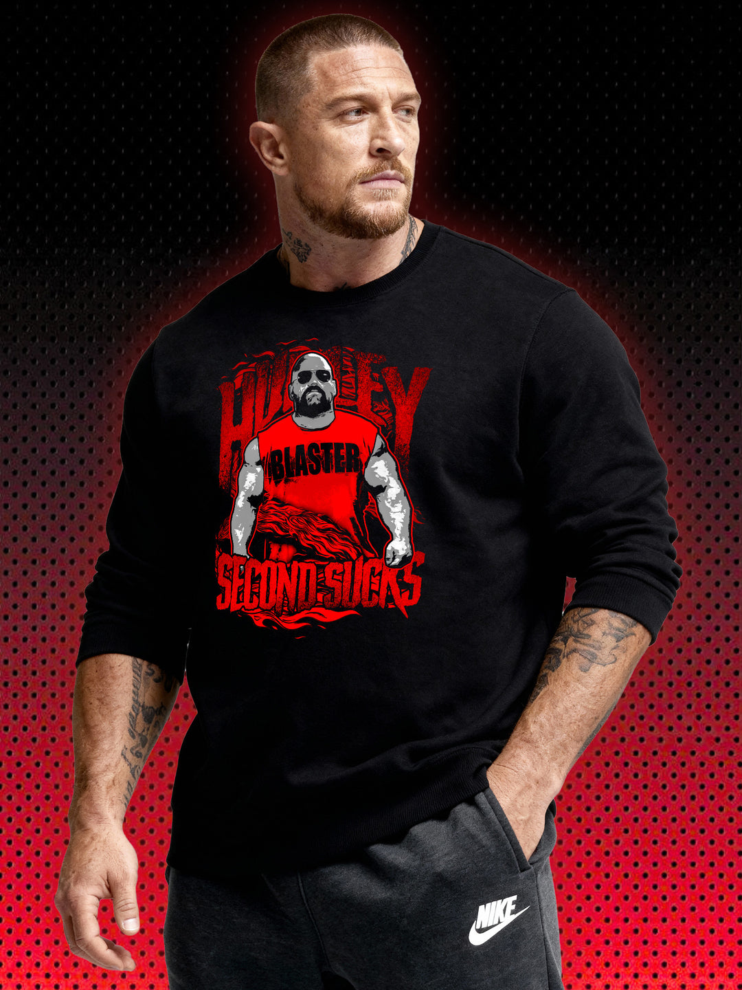 OVER THE TOP BULL HURLEY  | SYLVESTER STALLONE RICK ZUMWALT | SWEATSHIRT & HOODIE