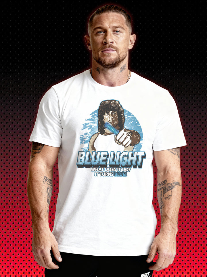 RAMBO 3 BLAUES LICHT BLUE LIGHT | SYLVESTER STALLONE | T-SHIRT