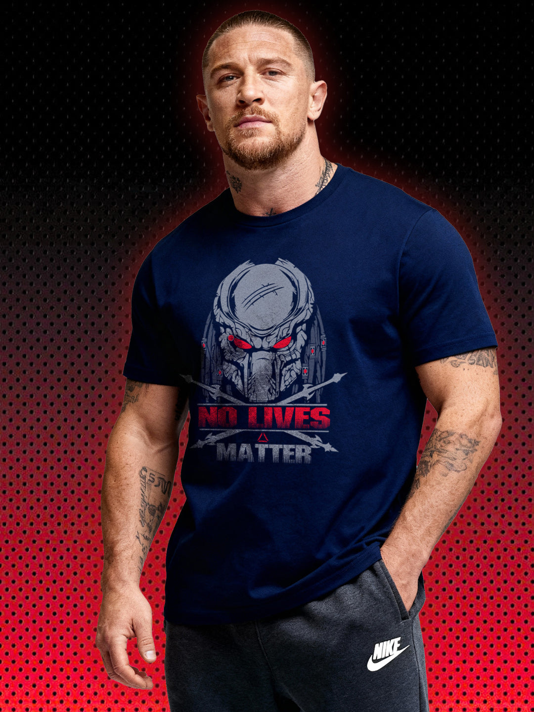 NO LIVES MATTER PREDATOR 1987 | ARNOLD SCHWARZENEGGER | T-SHIRT