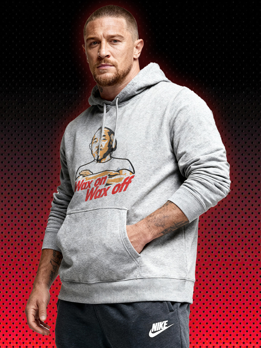 WAX ON, WAX OFF MIYAGI | KARATE KID COBRA KAI | RETRO SWEATSHIRT &amp; HOODIE