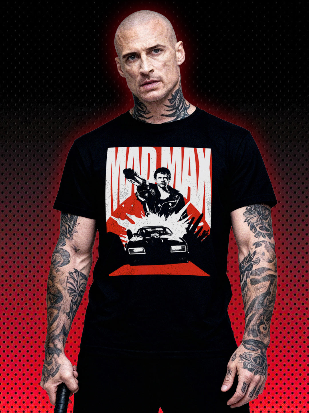 MAD MAX FURY ROAD INTERCEPTOR | MEL GIBSON ROCKATANSKY | RETRO T-SHIRT