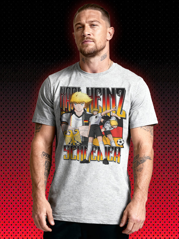 KARL-HEINZ SCHNEIDER | THE GREAT FOOTBALL STARS | TSUBASA | T-SHIRT