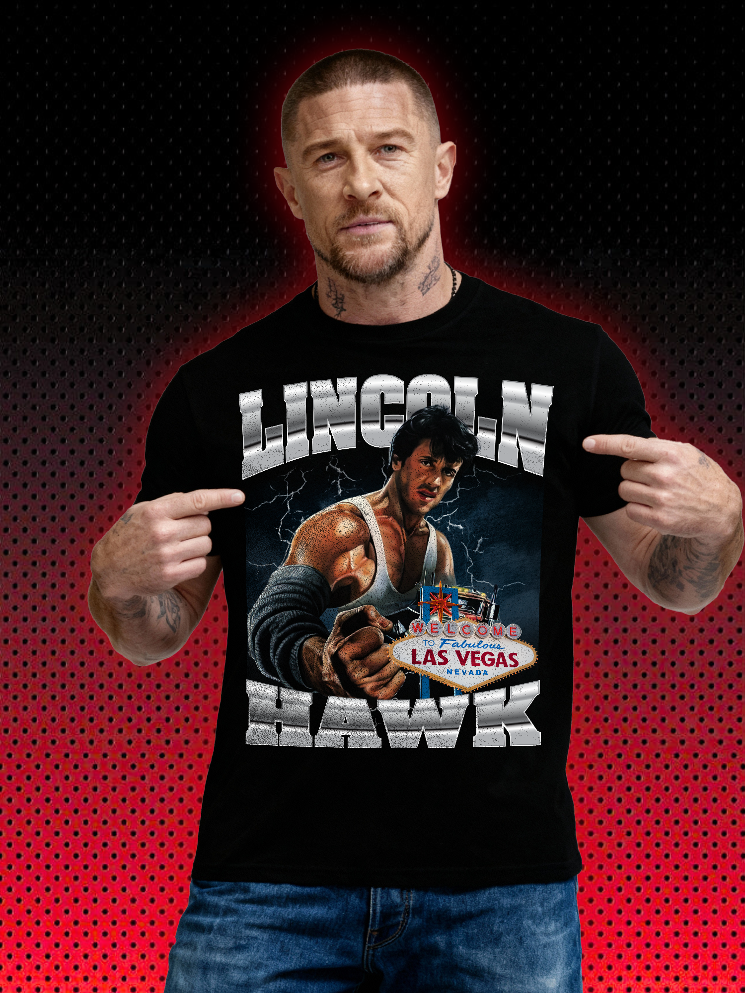 OVER THE TOP - LINCOLN HAWK - BOOTLEG VINTAGE | SYLVESTER STALLONE 80S RETRO | T-SHIRT