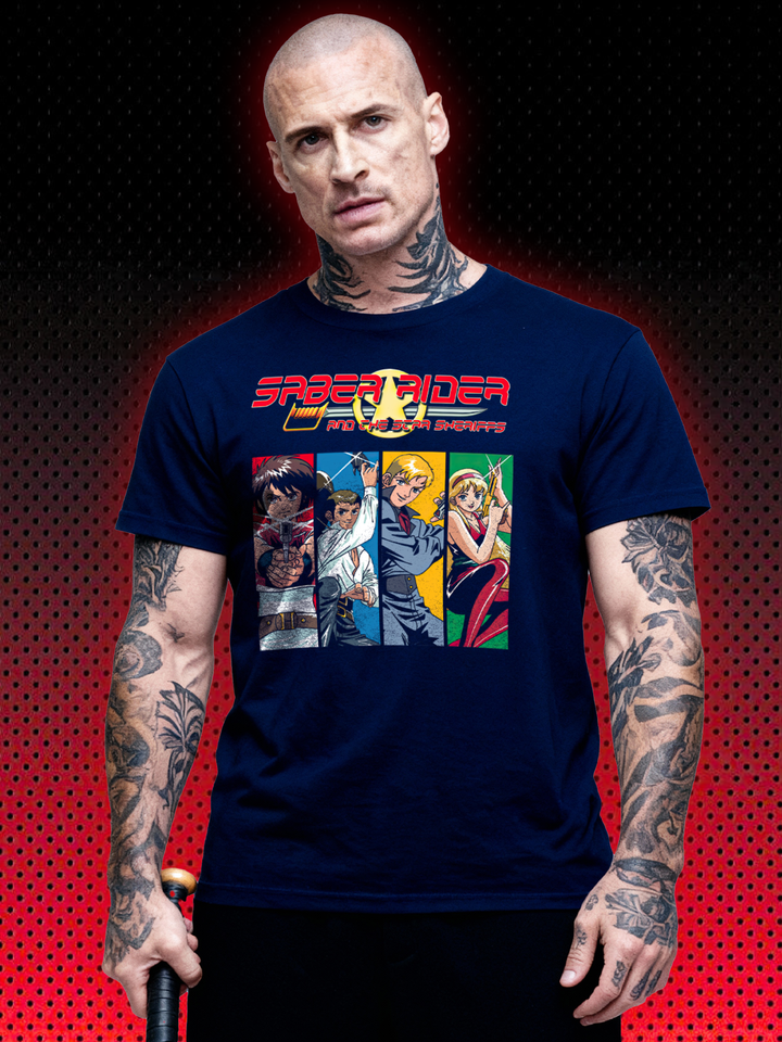 SABER RIDER | 80s & 90s CARTOON | T SHIRT