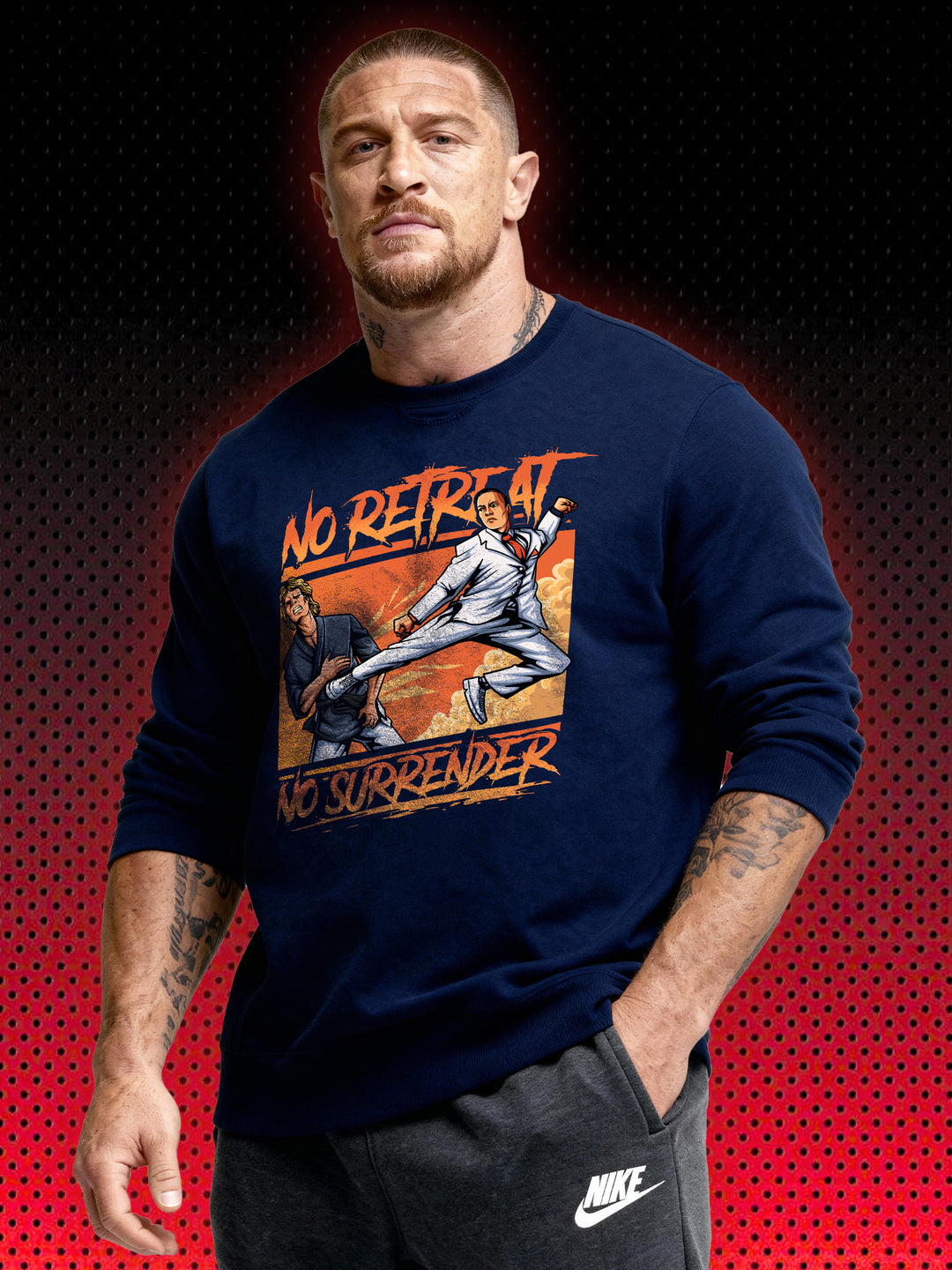IVAN KICK KARATE TIGER | NO RETREAT NO SURRENDER | JCVD JEAN-CLAUDE VAN DAMME | SWEATSHIRT & HOODIE