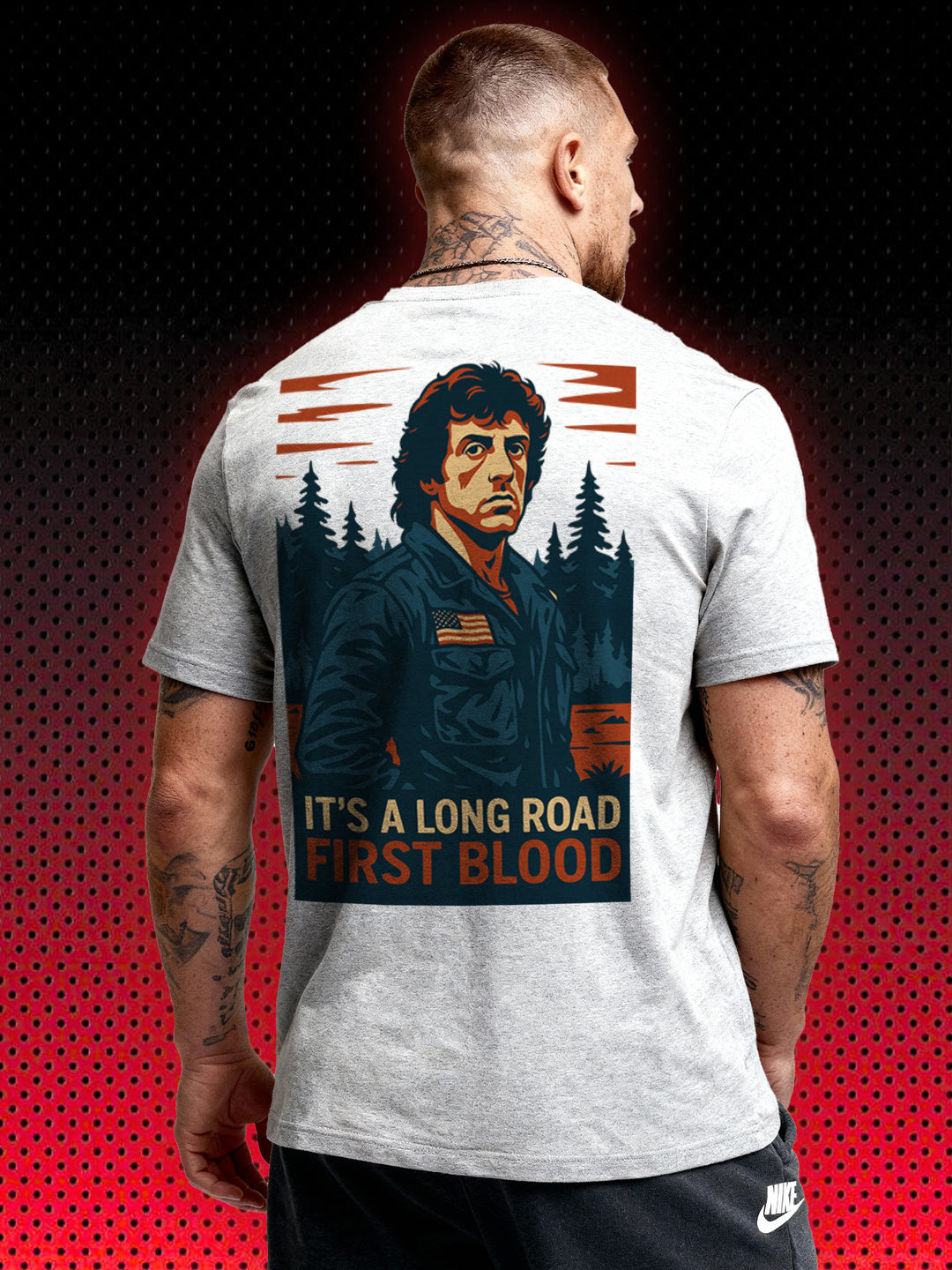 ITS A LONG ROAD FIRST BLOOD | T-SHIRT