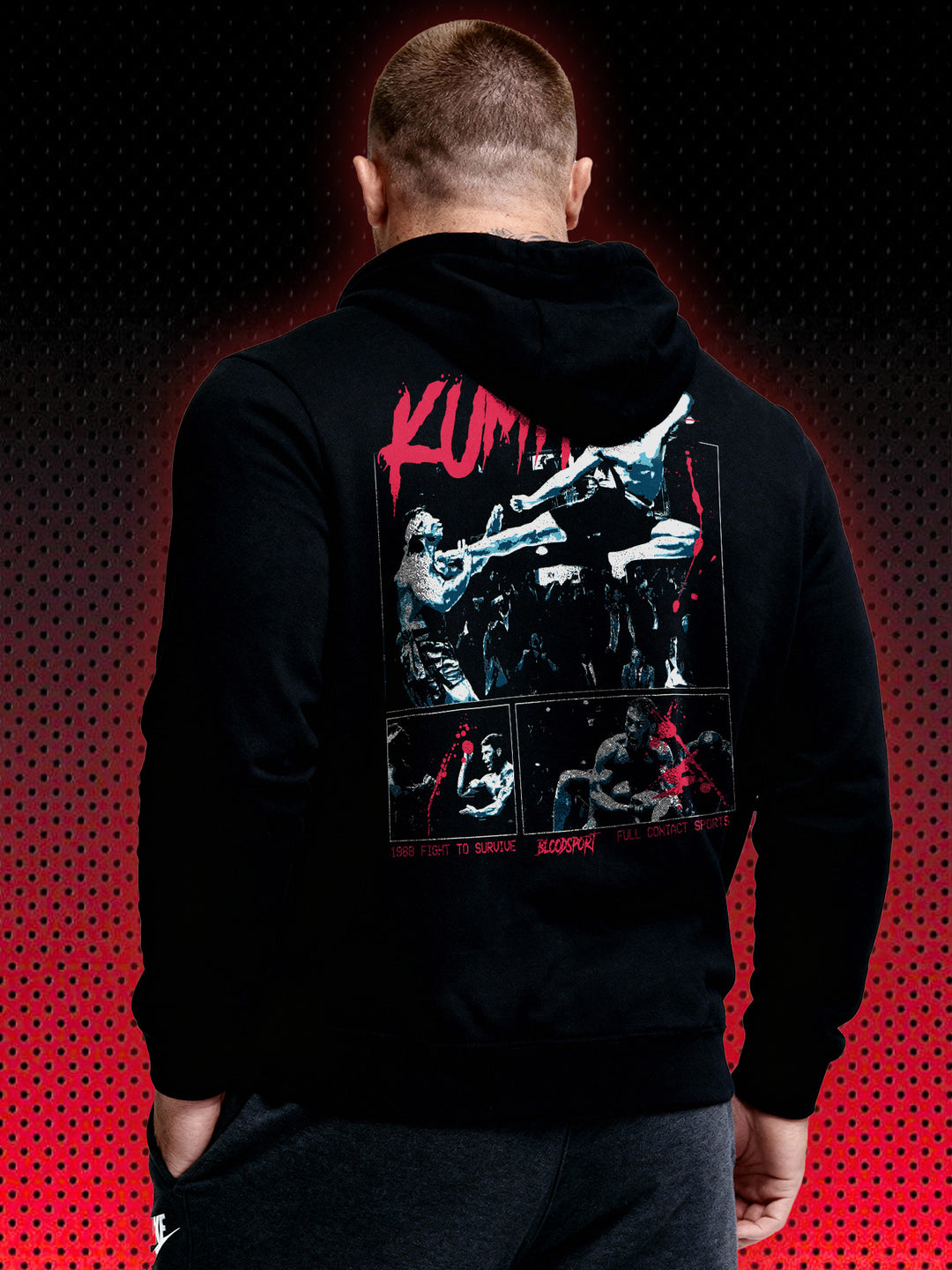 KUMITE BLOODSPORT | JCVD VAN DAMME BOLO YEUNG | RETRO SWEATSHIRT &amp; HOODIE