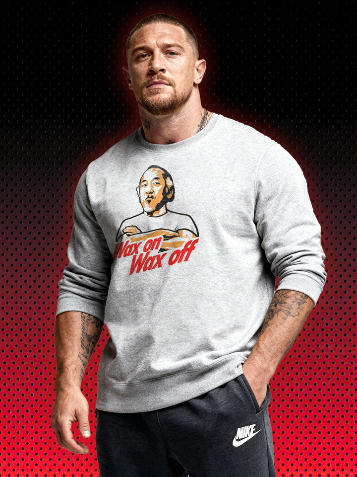 WAX ON, WAX OFF MIYAGI | KARATE KID COBRA KAI | RETRO SWEATSHIRT &amp; HOODIE