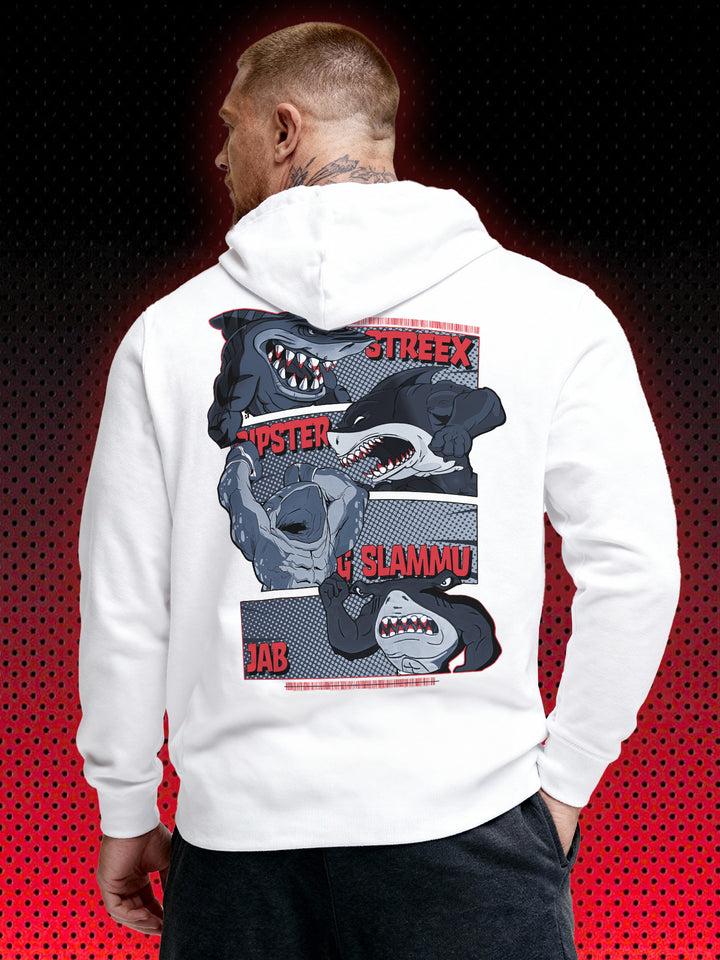 STREET SHARKS BACKPRINT | 90S CARTOON ANIME | SWEATSHIRT & HOODIE
