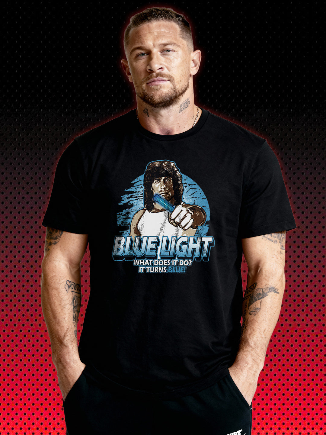 RAMBO 3 BLAUES LICHT BLUE LIGHT | SYLVESTER STALLONE | T-SHIRT