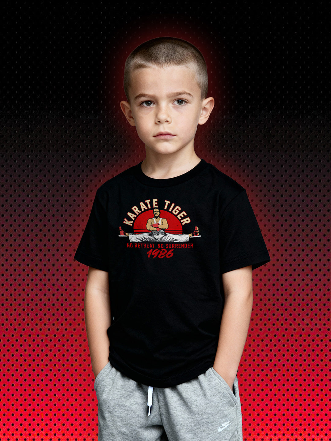 T-SHIRT FOR KIDS "KARATE TIGER"