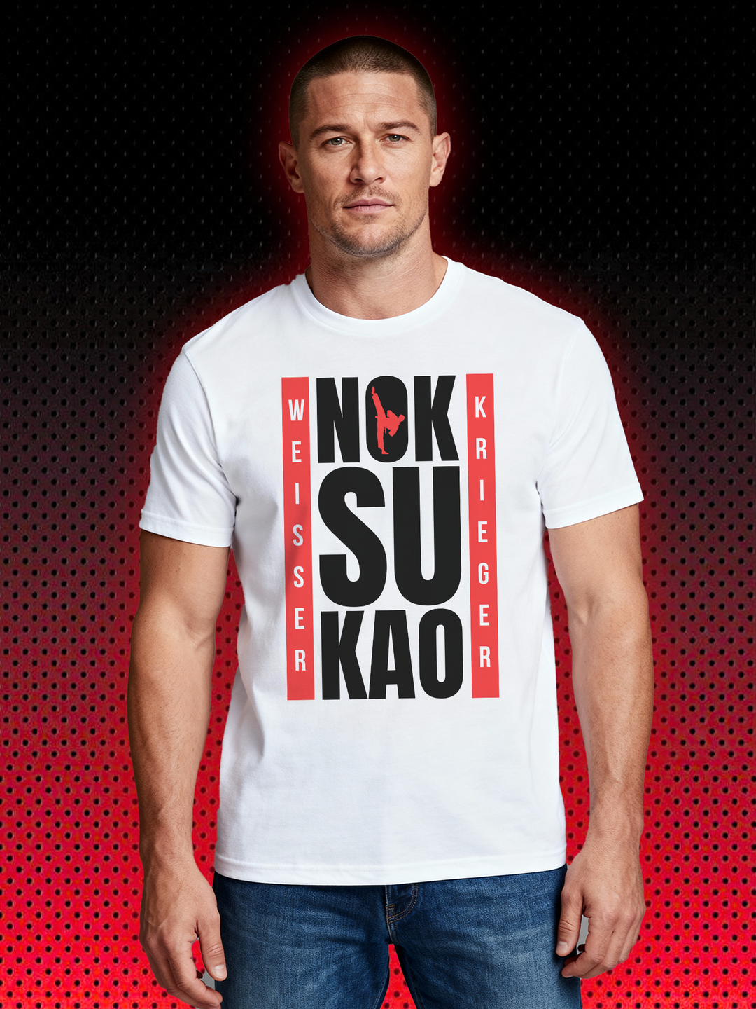 DER WEISSE KRIEGER - NOK SU KAO KURT SLOANE KICKBOXER | JCVD JEAN CLAUDE VAN DAMME | T-SHIRT