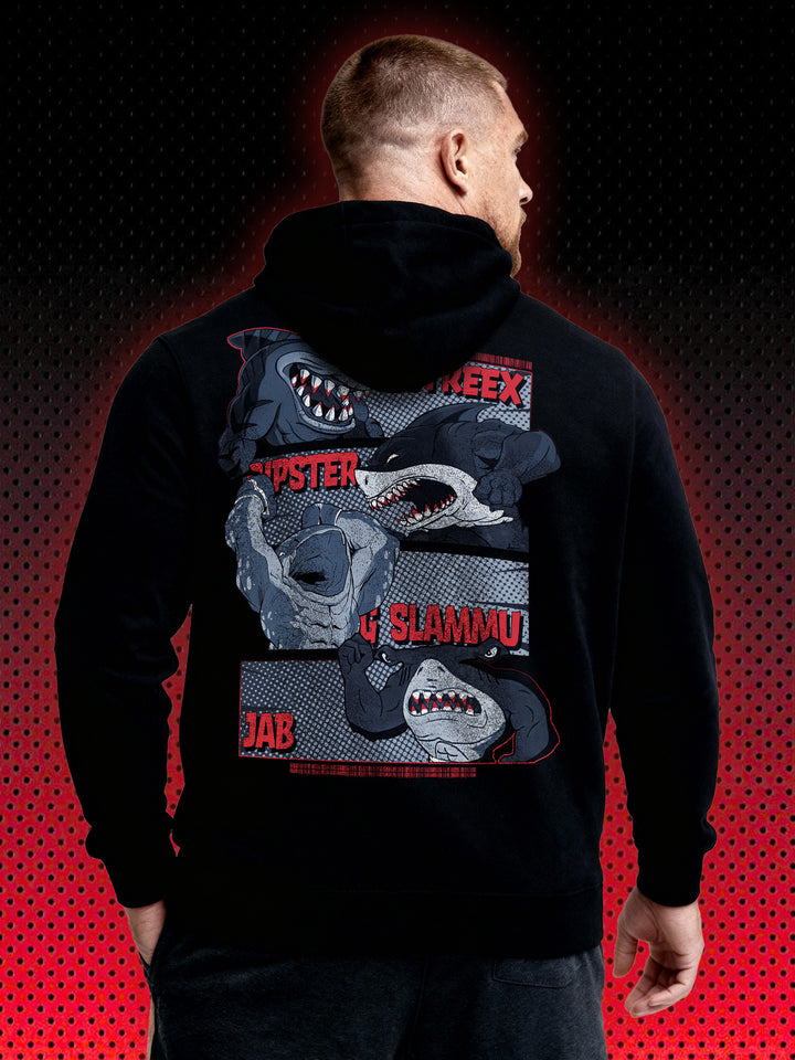 STREET SHARKS BACKPRINT | 90S CARTOON ANIME | SWEATSHIRT & HOODIE