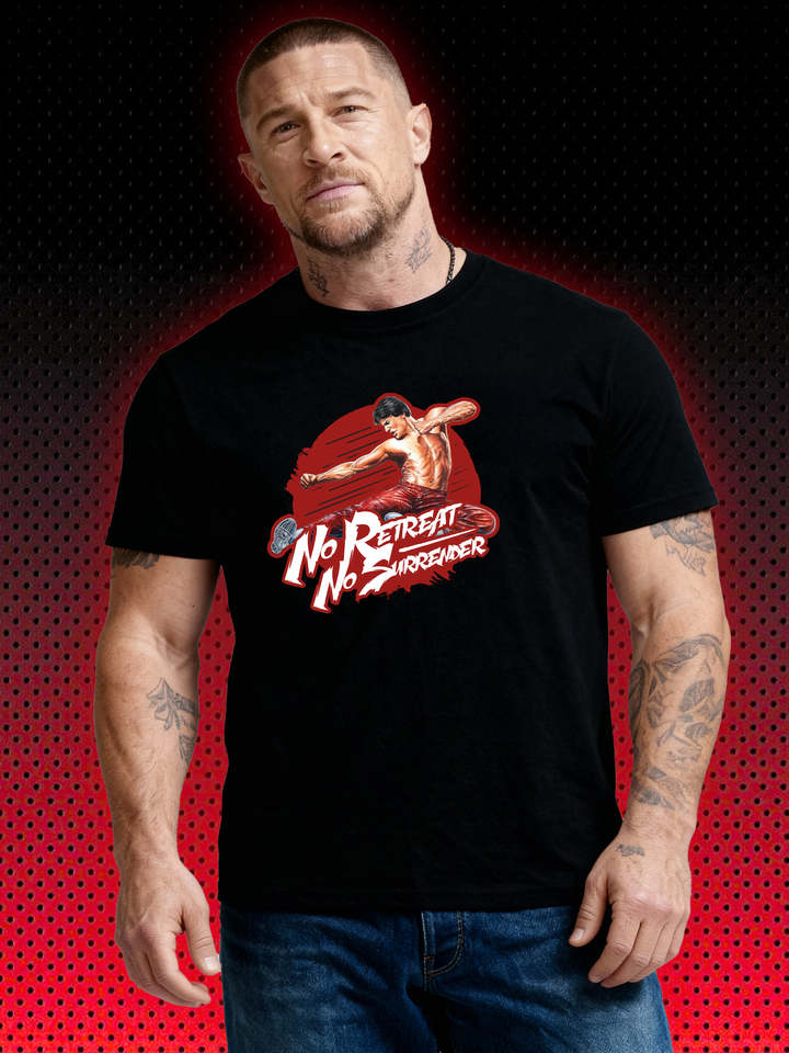 JASON STILLWELL KARATE TIGER NO RETREAT NO SURRENDER | JCVD JEAN CLAUDE VAN DAMME | T-SHIRT
