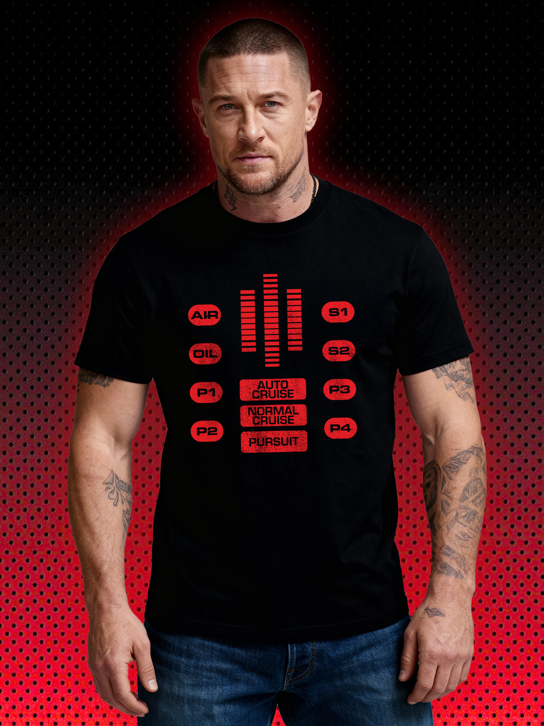 KITT KONSOLE PRINT | KNIGHT RIDER | T-SHIRT