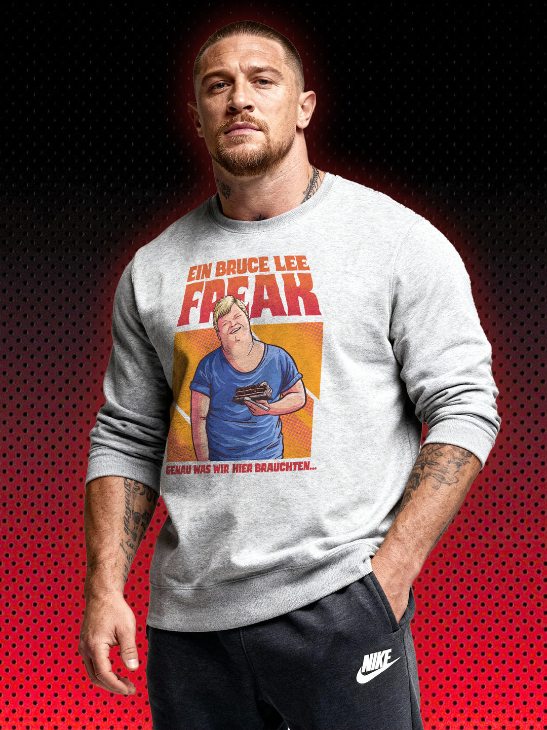 SCOTT BRUCE LEE FREAK KARATE TIGER NO RETREAT NO SURRENDER JCVD | RETRO SWEATSHIRT & HOODIE