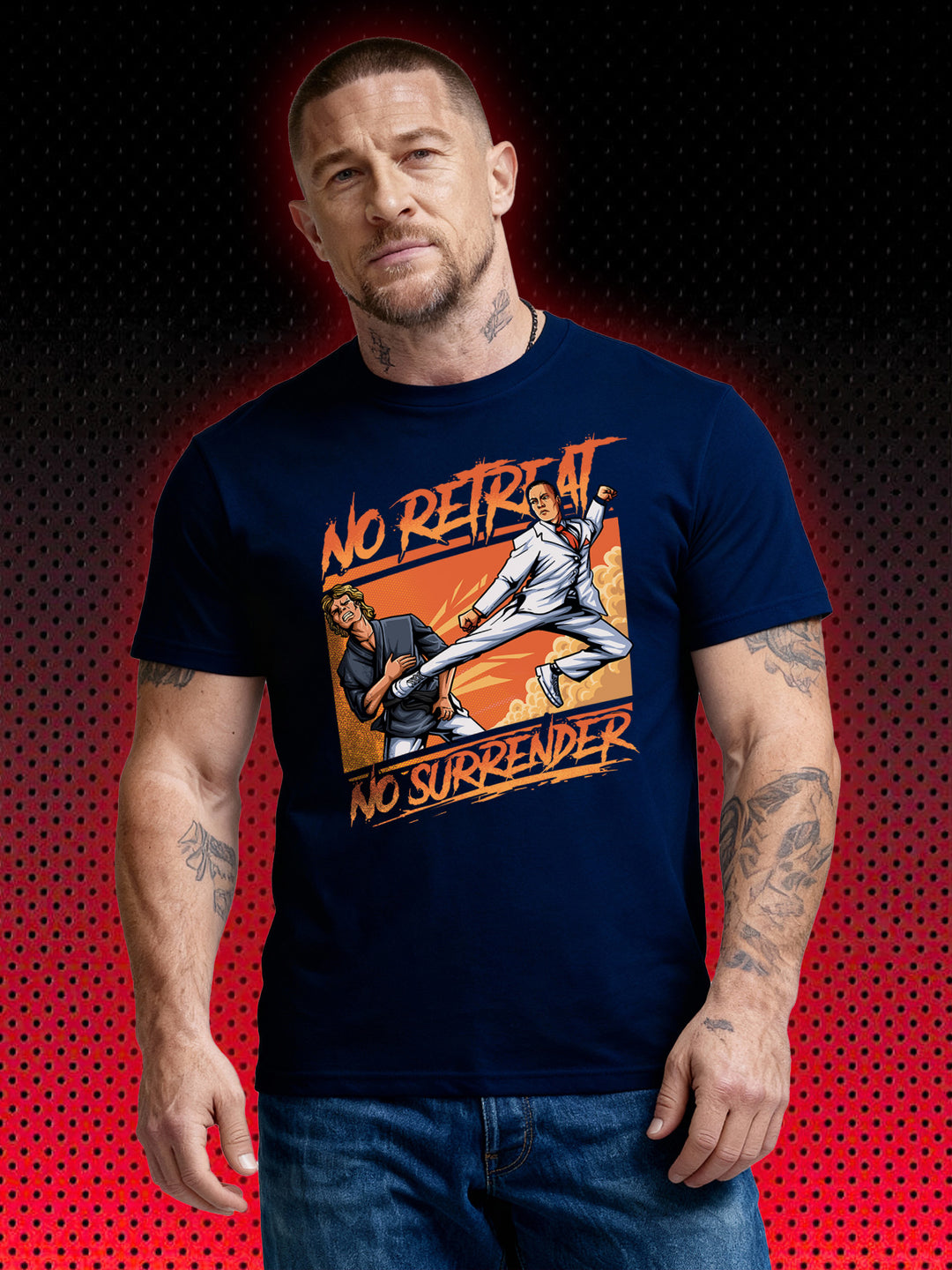 IVAN KICK KARATE TIGER | NO RETREAT NO SURRENDER | JCVD JEAN-CLAUDE VAN DAMME | T-SHIRT