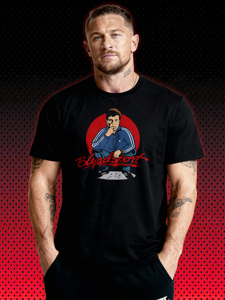 BLYADSPORT SQUATTING FRANK | JEAN-CLAUDE VAN DAMME JCVD ​​| T-SHIRT