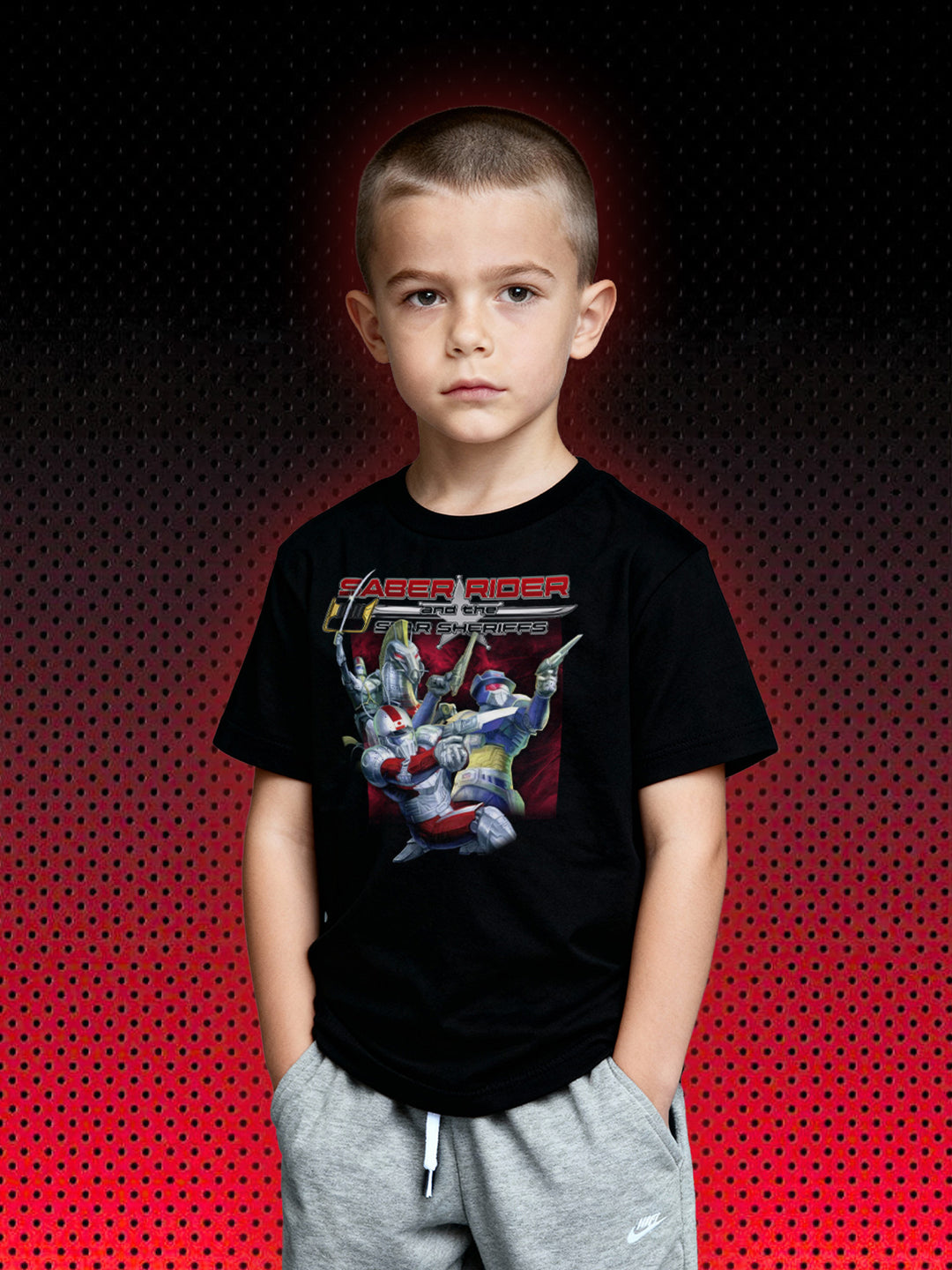 T-SHIRT FÜR KINDER "SABER RIDER"