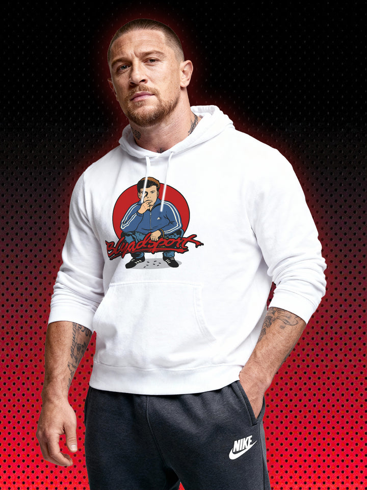 BLYADSPORT SQUATTING FRANK | JEAN-CLAUDE VAN DAMME JCVD | RETRO SWEATSHIRT & HOODIE