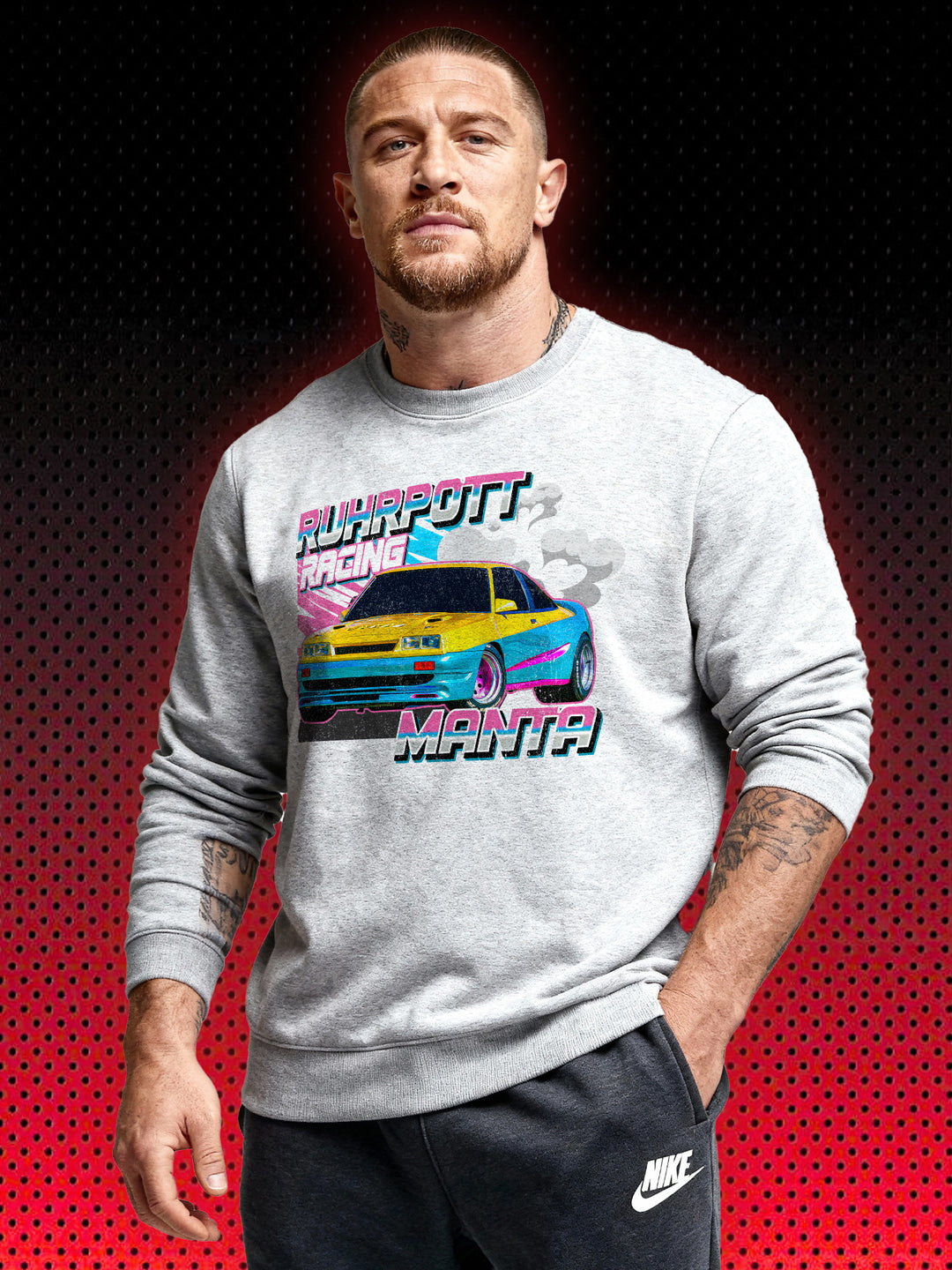 MANTA MANTA KULTAUTO OPEL | RETRO CAR AUTO TUNING GERMANY | RETRO SWEATSHIRT & HOODIE
