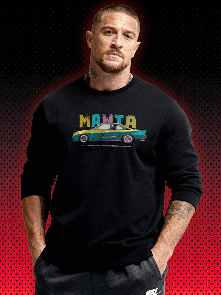 MANTA MANTA CULT CAR OPEL | RETRO CAR AUTO TUNING GERMANY | RETRO SWEATSHIRT &amp; HOODIE