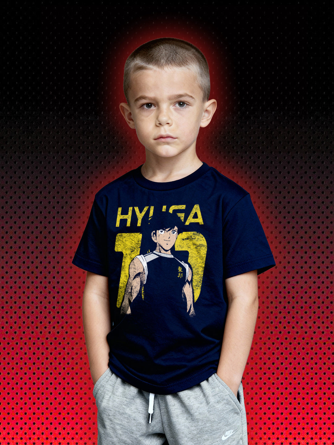 T-SHIRT FÜR KINDER "TSUBASA UNS DIE TOLLEN FUSSBALLSTARS"