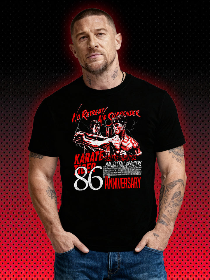 KARATE TIGER | NO RETREAT NO SURRENDER | JCVD JEAN-CLAUDE VAN DAMME SHOOTINGSTAR | T-SHIRT