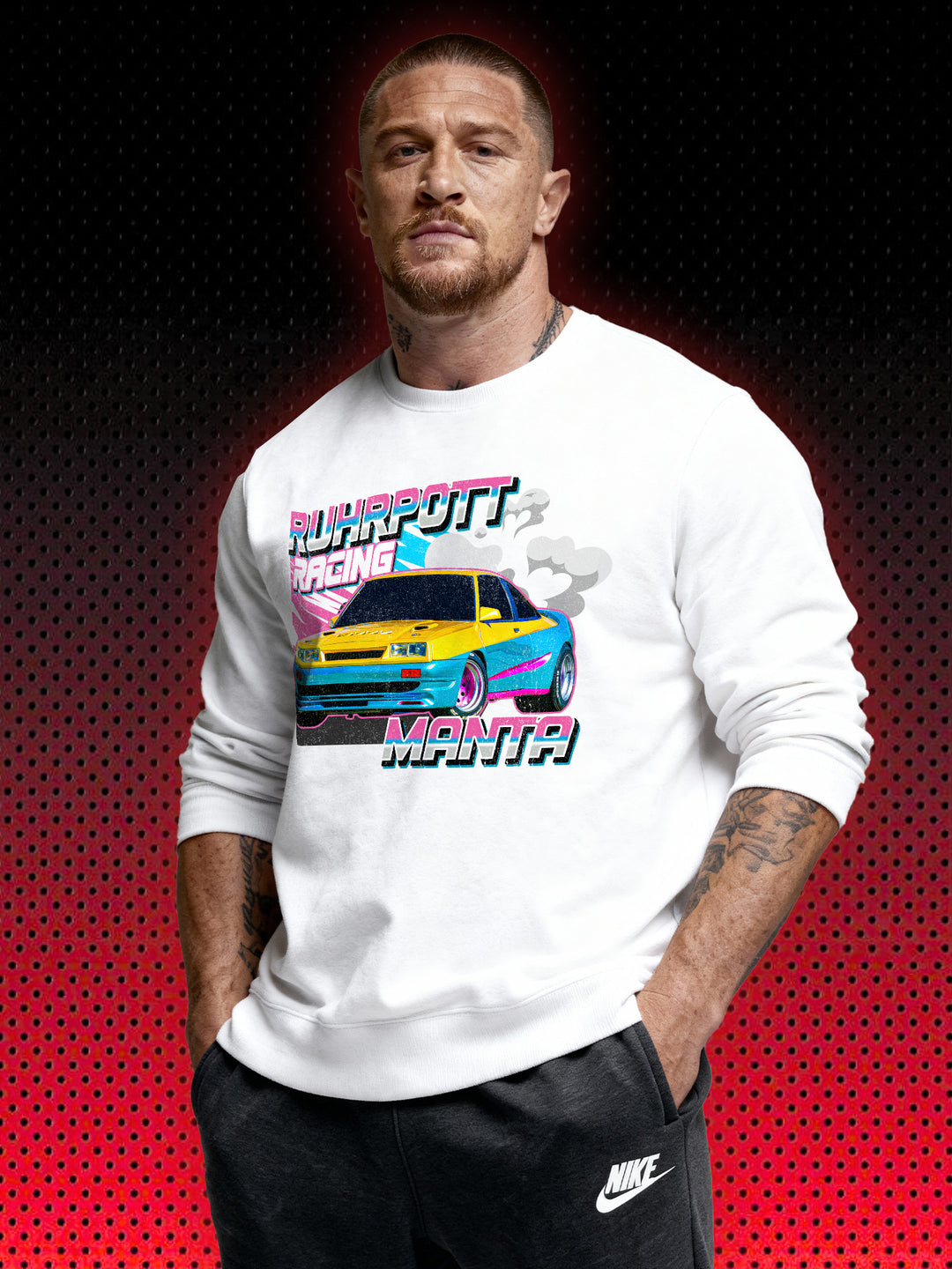 MANTA MANTA KULTAUTO OPEL | RETRO CAR AUTO TUNING GERMANY | RETRO SWEATSHIRT & HOODIE